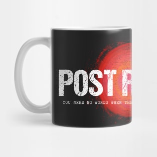 Post Rock you need no words when the sky is crumbling Mug